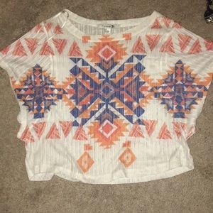 Aztec print shirt